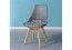 Oliver Replica Padded Dining Chair Grey