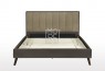 Rennie Fabric Bed Frame Brown