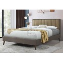 Rennie Fabric Bed Frame Brown