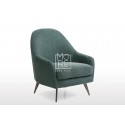 William Fabric Arm Chair Dark Green