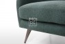 William Fabric Arm Chair Dark Green