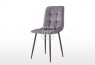 Fiore Grey Velvet Chair