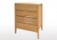 Levi Rubberwood Tallboy Natural Oak