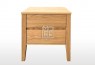 Levi Rubberwood Bedside Table Natural Oak