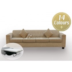 LG HB 4 Seater Fabric Sofa Bed with Mattress (Custom Made)