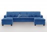 LG SB 5 Seater 2 Chaise Fabric Sofa Bed with Foam