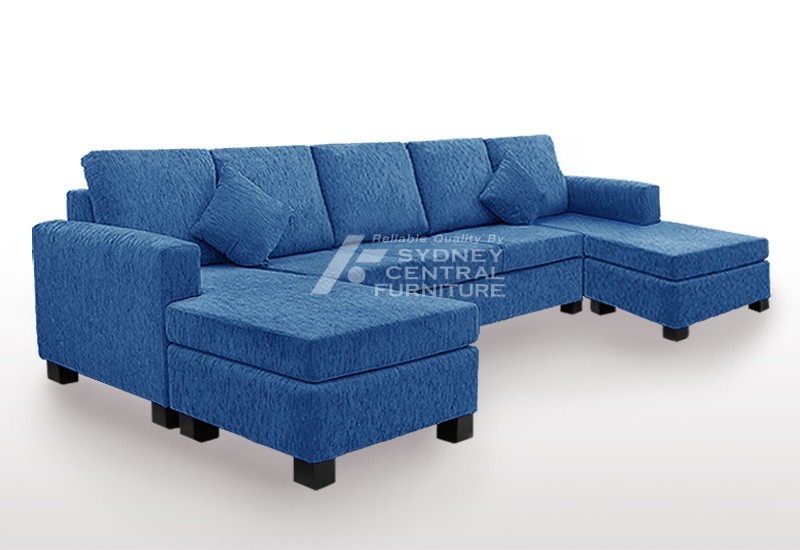 Chaise Premium Fabric Sofa Bed With, 5 Seat Sofa With Chaise