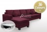 LG SB 5 Seater Chaise Fabric Sofa Bed with Mattress