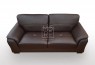SCF Botany 2.5 Seater PU Leather Sofa Brown