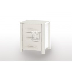 EVE CUE  Bedside Table White