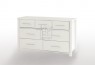 EVE CUE 7 Drawers Dresser Oak&White