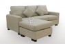 APT 3 Seater Chaise Fabric Taupe