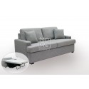 Zoom 2.5 Seater (1.8m) Fabric Sofa Bed with Mattress