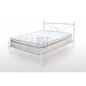 Sunset Metal Bed Frame White