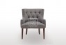 New Zealand Fabric Accent Chair Charcoal