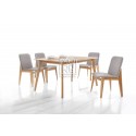 Harris 5Pce Extension Timber Dining Suite