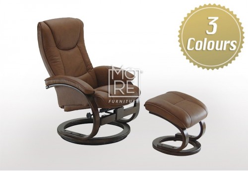 Duke Recliner with Footstool